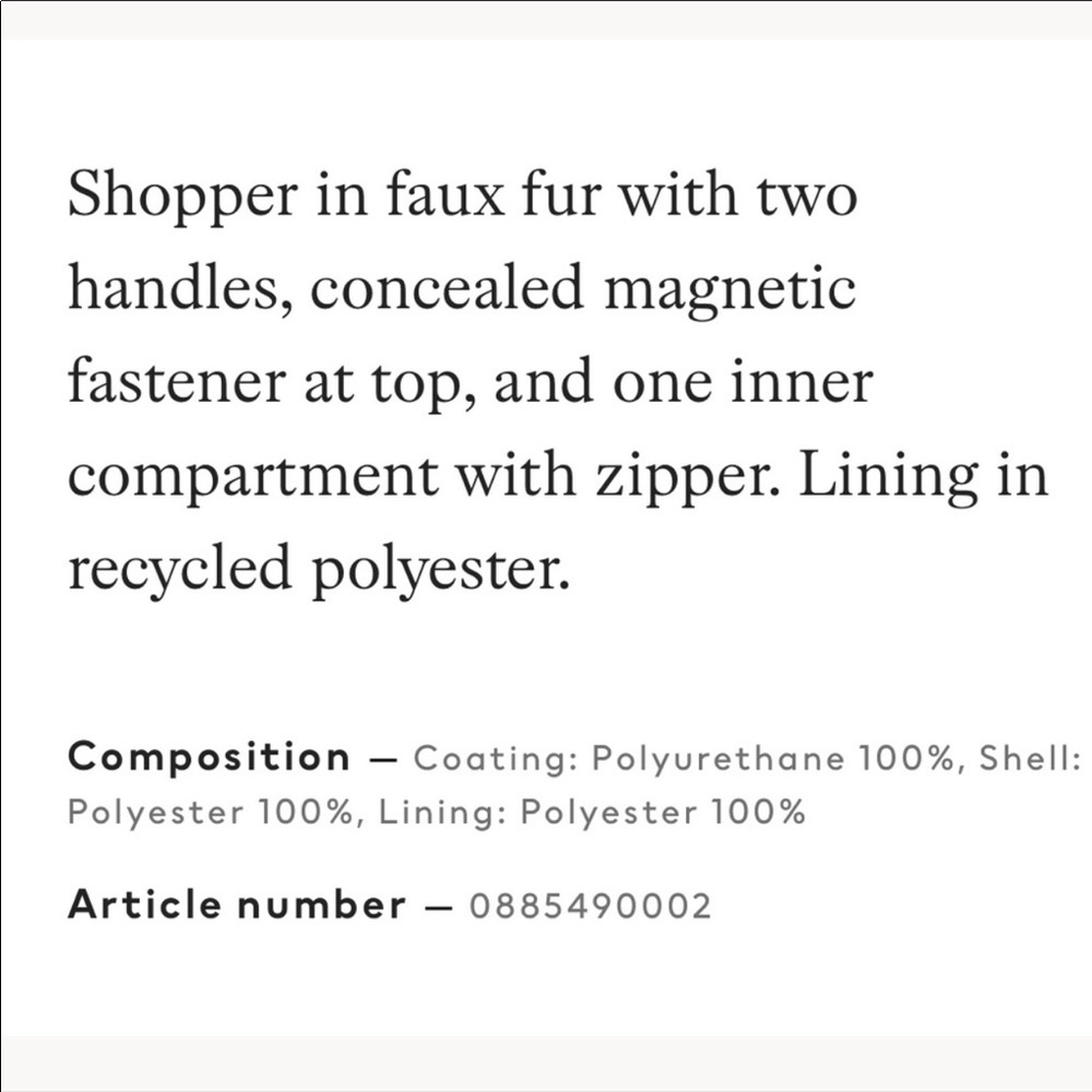 H&M Faux Fur Shopper - Picture 12 of 12